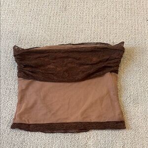 Motel Rocks Brown Tube Top